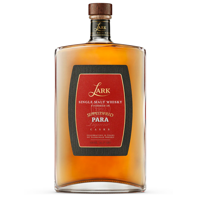 Lark 30th Anniversary Seppeltsfield Para Finished Single Malt Australian Whisky + BONUS 100ml bottle