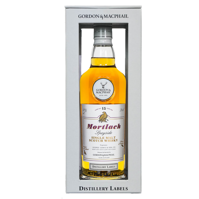 Gordon & Macphail Distillery Labels Mortlach 15 Year Old Single Malt Scotch Whisky