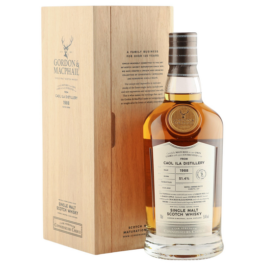 Gordon & Macphail Connoisseurs Choice 1988 Caol Ila 31 Year Old Cask Strength Single Malt Scotch Whisky