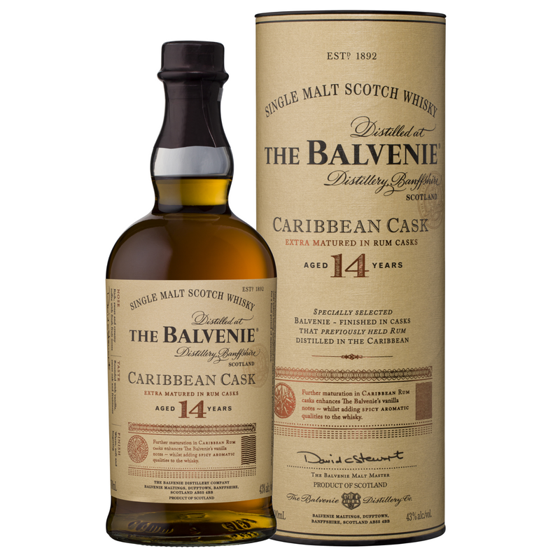 Balvenie 14 Year Old Caribbean Cask Single Malt Scotch Whisky