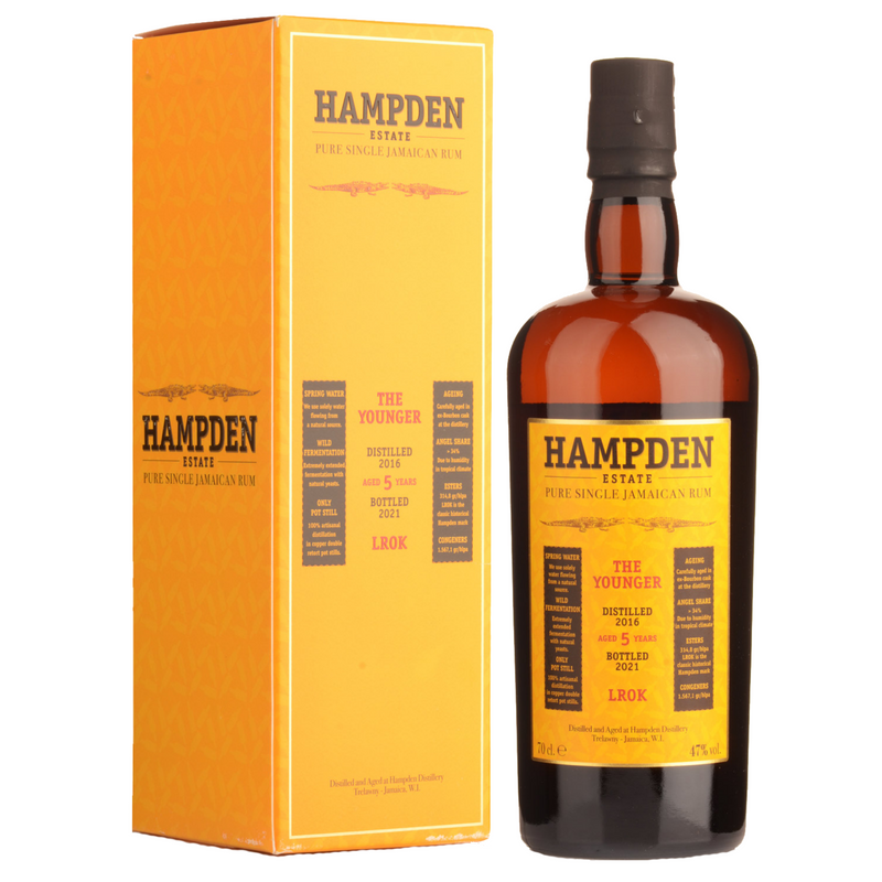 Hampden Estate 2016 5 Year Old The Younger LROK Pure Single Jamaican Rum