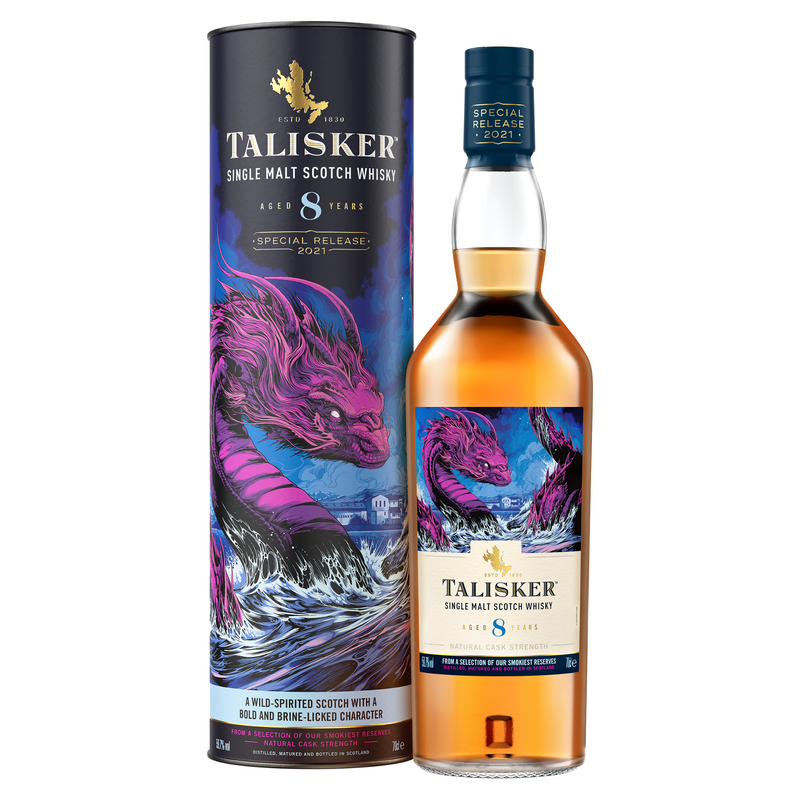 Talisker 8 Year Old Legends Untold 2021 Special Release Single Malt Scotch Whisky