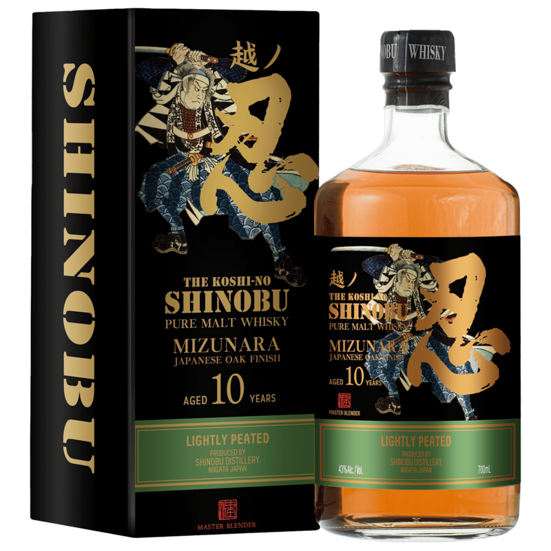 The Shinobu 10 Year Old Pure Malt Lightly Peated Japanese Whisky
