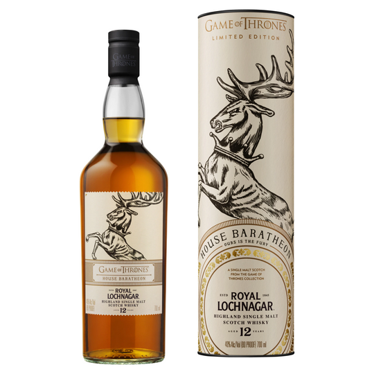 Royal Lochnagar 12 Year Old Game of Thrones House Baratheon Limited Edition Single Malt Scotch Whisky