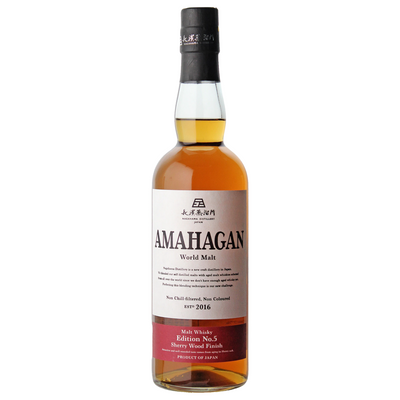 Amahagan World Malt Edition No. 5 Sherry Finish Japanese Whisky