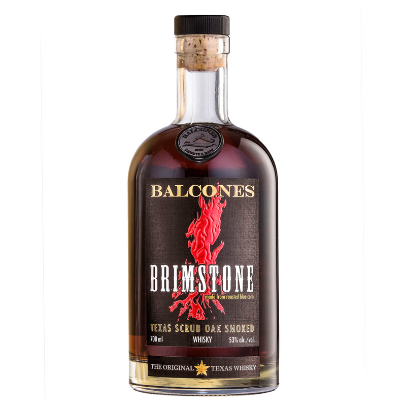 Balcones Brimstone Texas Scrub Oak Smoked Corn Whiskey