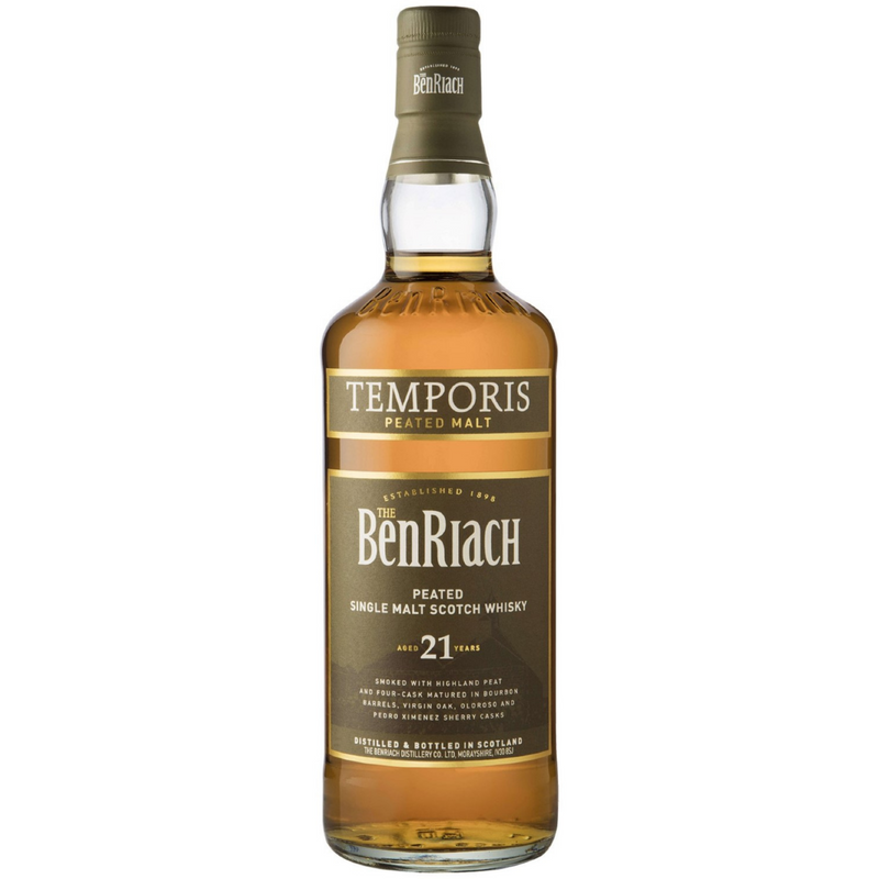 Benriach Temporis 21 Year Old Peated Single Malt Scotch Whisky