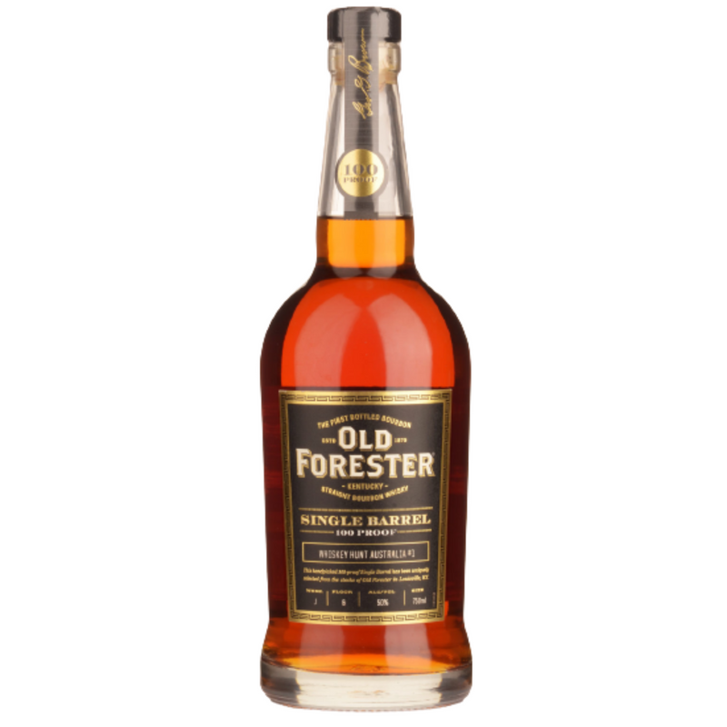 Old Forester Single Barrel 100 Proof Bourbon Whiskey - Whiskey Hunt Australia 