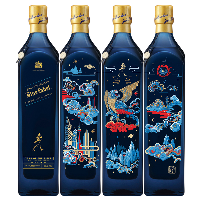 Johnnie Walker Blue Label Year of the Tiger Limited Edition Blended Scotch Whisky