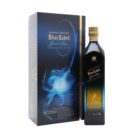 Johnnie Walker Blue Label Ghost & Rare Pittyvaich Blended Scotch Whisky