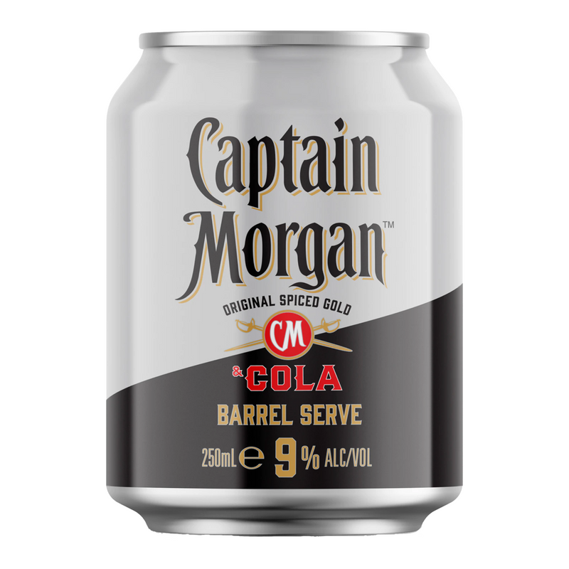 Captain Morgan & Cola 9% Barrel Serve