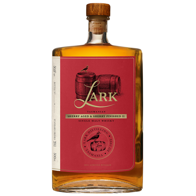Lark Sherry Aged & Sherry Finished Release II Single Malt Australian Whisky