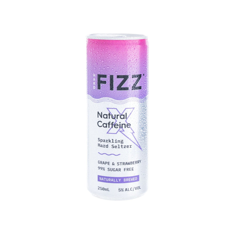 Hard Fizz X Natural Caffeine Grape & Strawberry