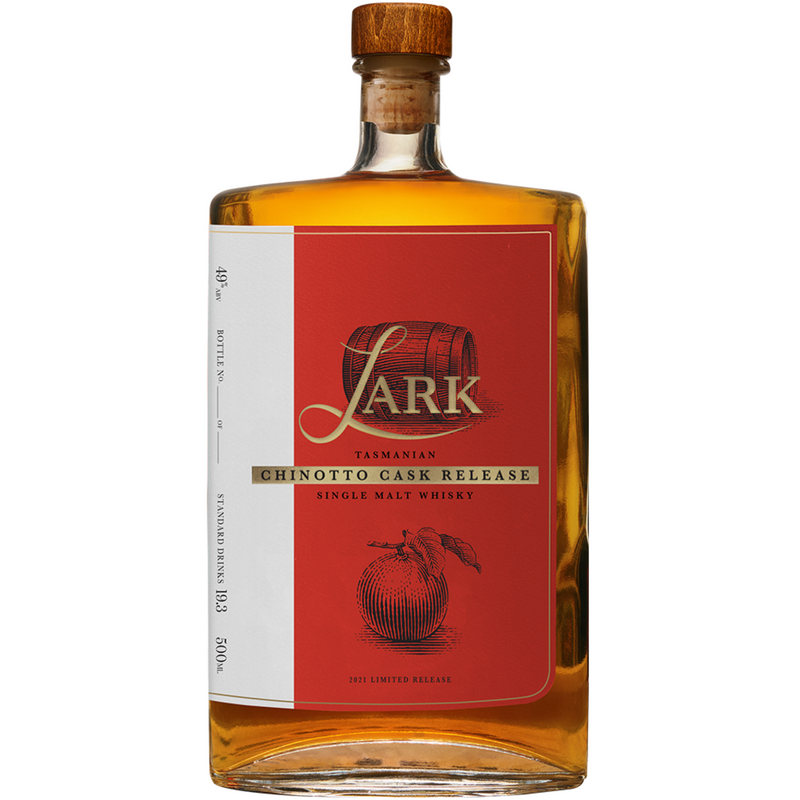 Lark Chinotto Cask Release Single Malt Australian Whisky