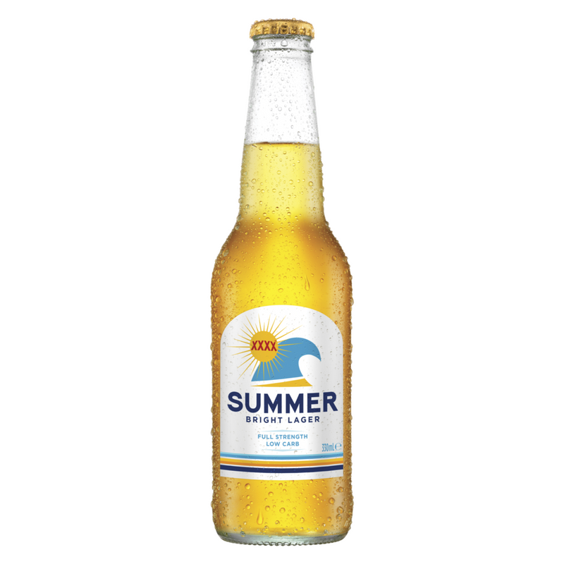 XXXX Summer Bright Lager Bottles