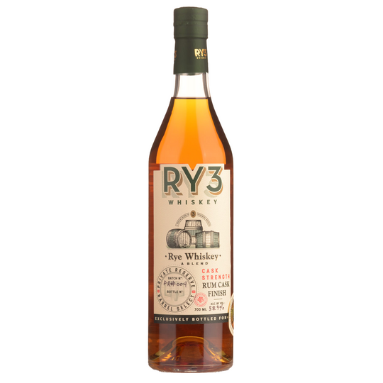 RY3 Private Reserve Batch 004 Cask Strength Rye Whiskey - Whiskey Hunt Australia