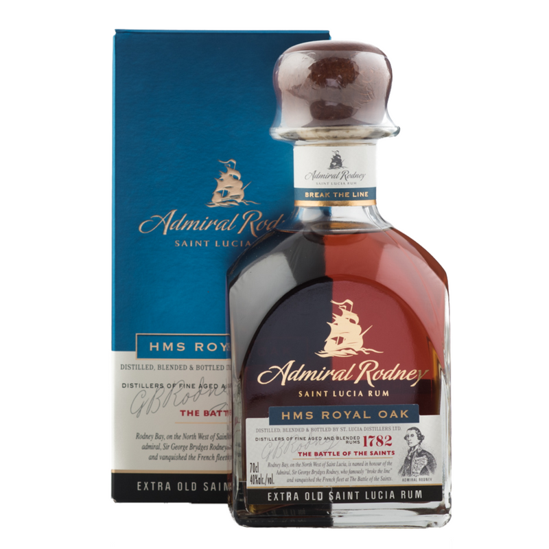 Admiral Rodney HMS Royal Oak St Lucia Rum