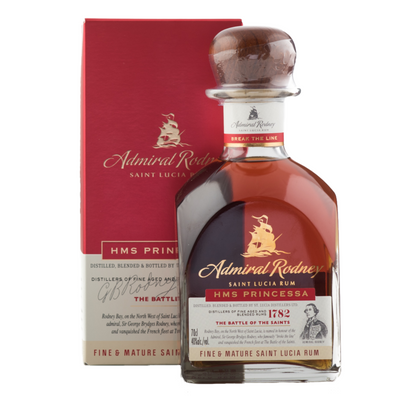 Admiral Rodney HMS Princessa St Lucia Rum