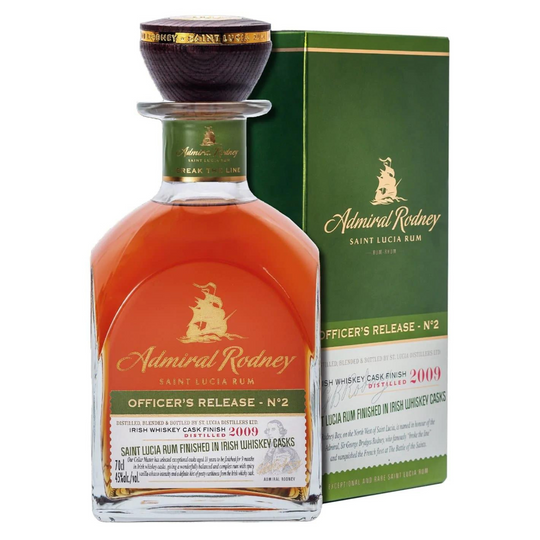 Admiral Rodney Officer's Release No. 2 Irish Whiskey Barrel Finish 12 Year Old Rum