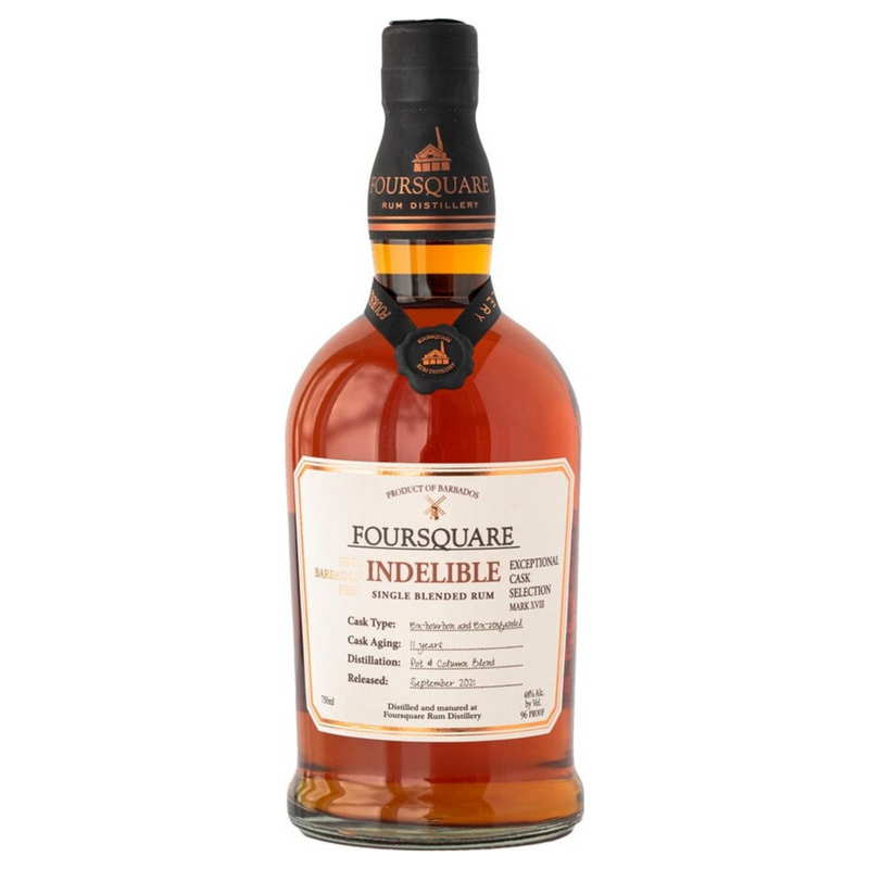 Foursquare Indelible Exceptional Cask Selection 11 Year Old Single Blended Rum