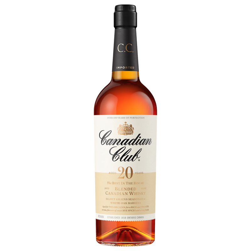 Canadian Club 20 Year Old Blended Canadian Whisky
