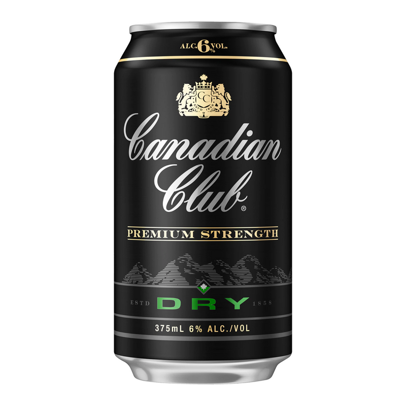 Canadian Club and Dry 6% Premium Strength