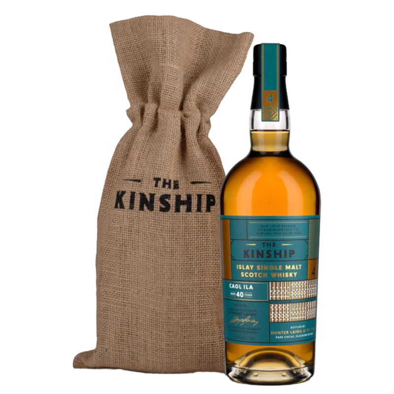 Hunter Laing The Kinship 2021 No. 4 Caol Ila 1980 40 year Old Single Malt Scotch Whisky