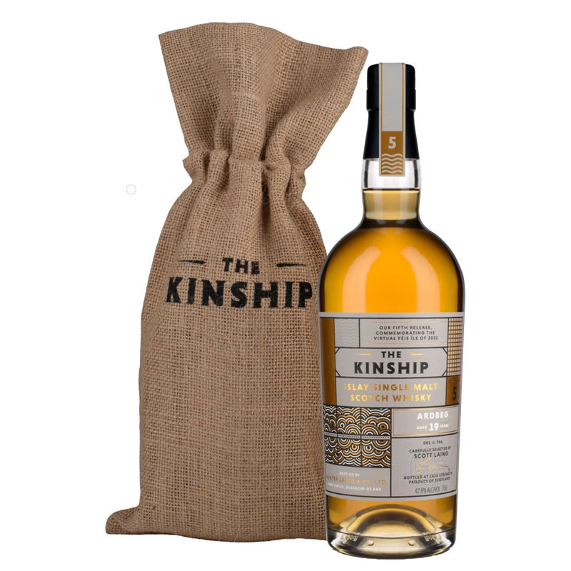 Hunter Laing The Kinship 2021 No. 5 Ardbeg 19 Year Old Single Malt Scotch Whisky