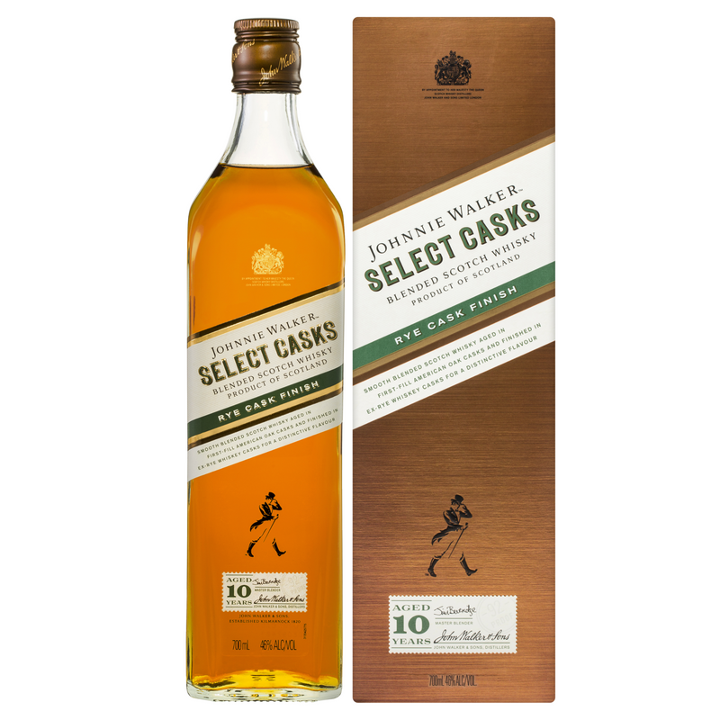 Johnnie Walker 10 Year Old Select Casks Rye Cask Finish Blended Scotch Whisky