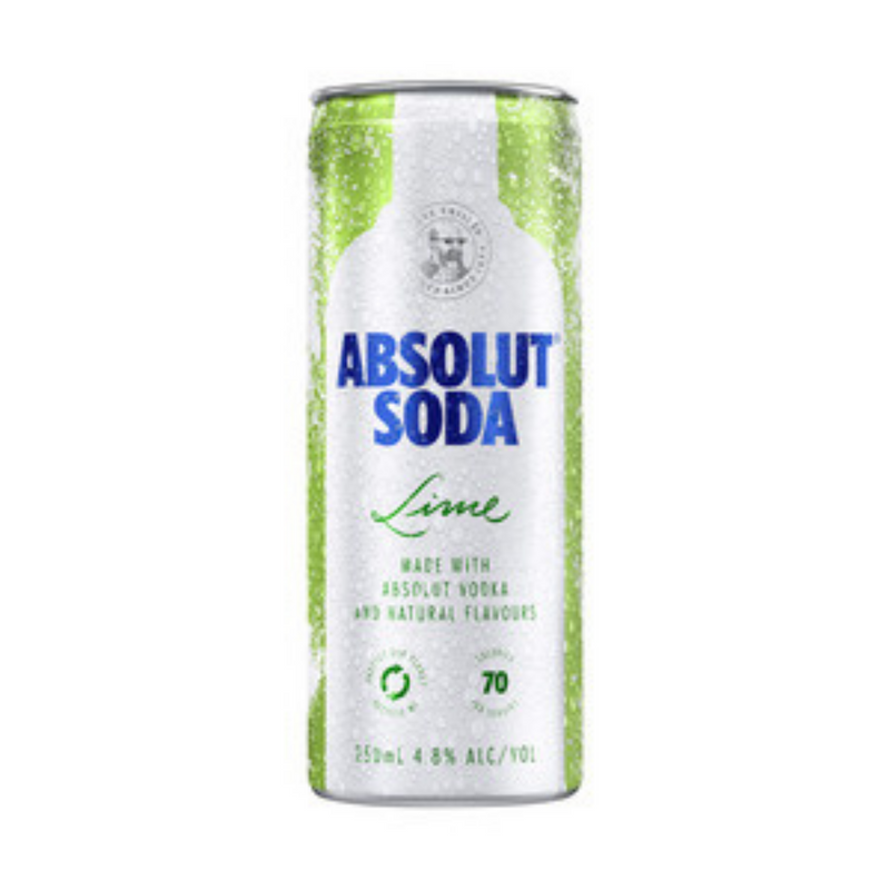 Absolut Lime & Soda