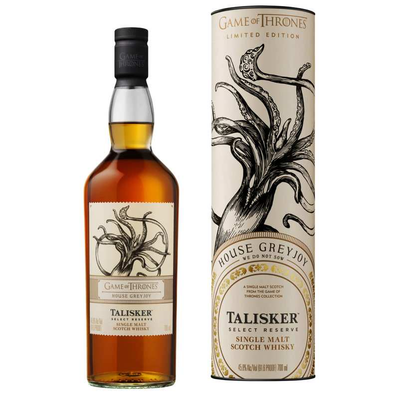 Talisker Select Reserve Game of Thrones House Greyjoy Limited Edition Single Malt Scotch Whisky