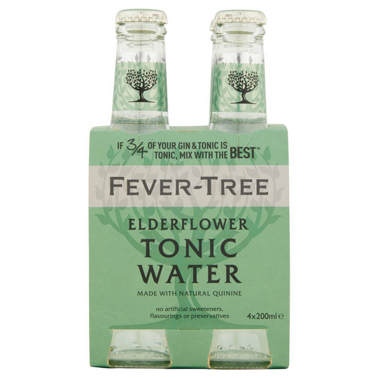 Fever Tree Elderflower Tonic Water