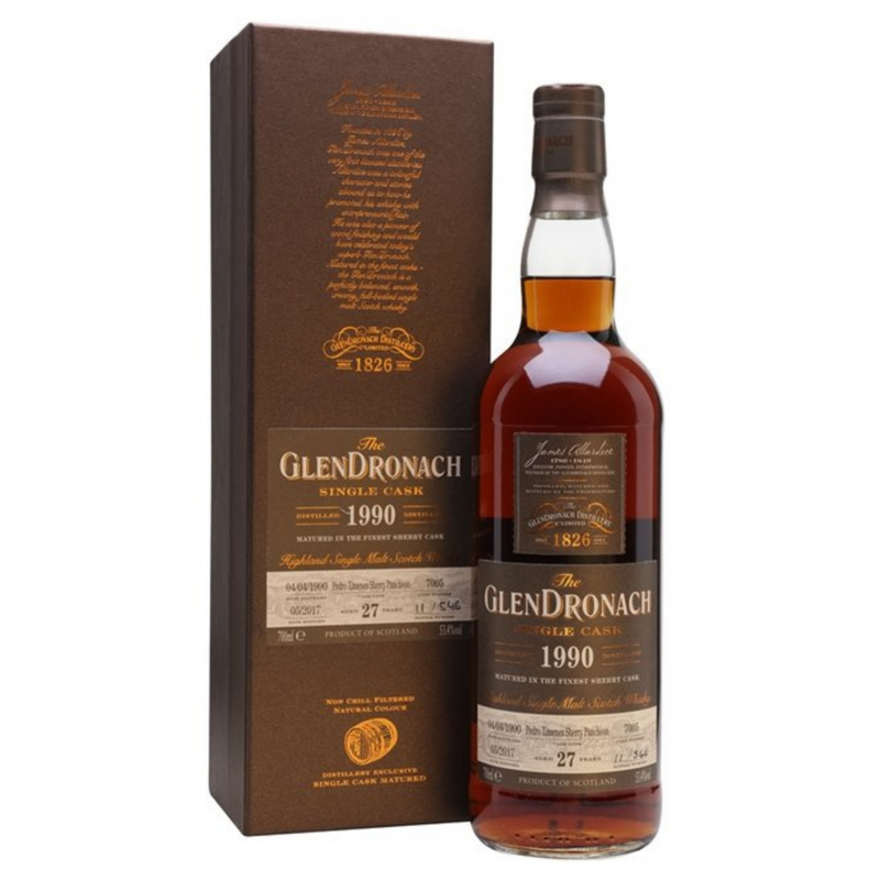 Glendronach 1990 27 Year Old Single Malt Scotch Whisky