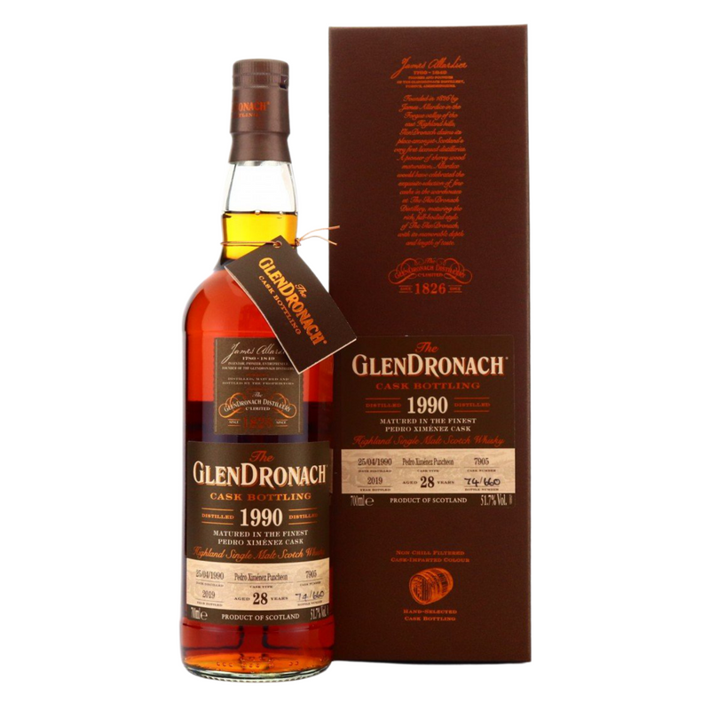 Glendronach 1990 28 Year Old Single Malt Scotch Whisky