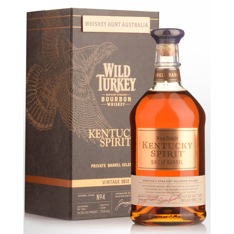 Wild Turkey Kentucky Spirit Private Barrel Selection Bourbon Whiskey 2012 - Whiskey Hunt Australia