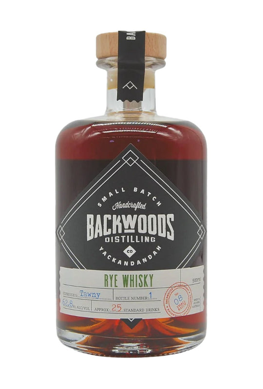 Backwoods Rye Whisky Tawny Cask Batch 8 62.88% 500ml