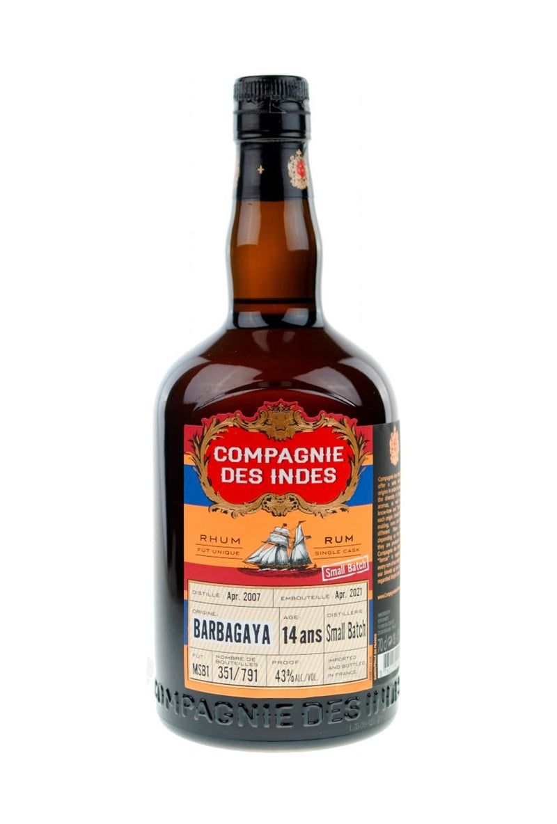 Compagnie des Indes Rum Barbagaya 14 years 43% 700ml