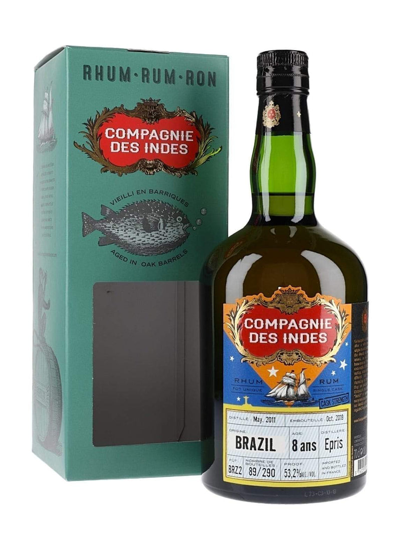 Compagnie des Indes Rum Brazil 8 Years 53.2% 700ml