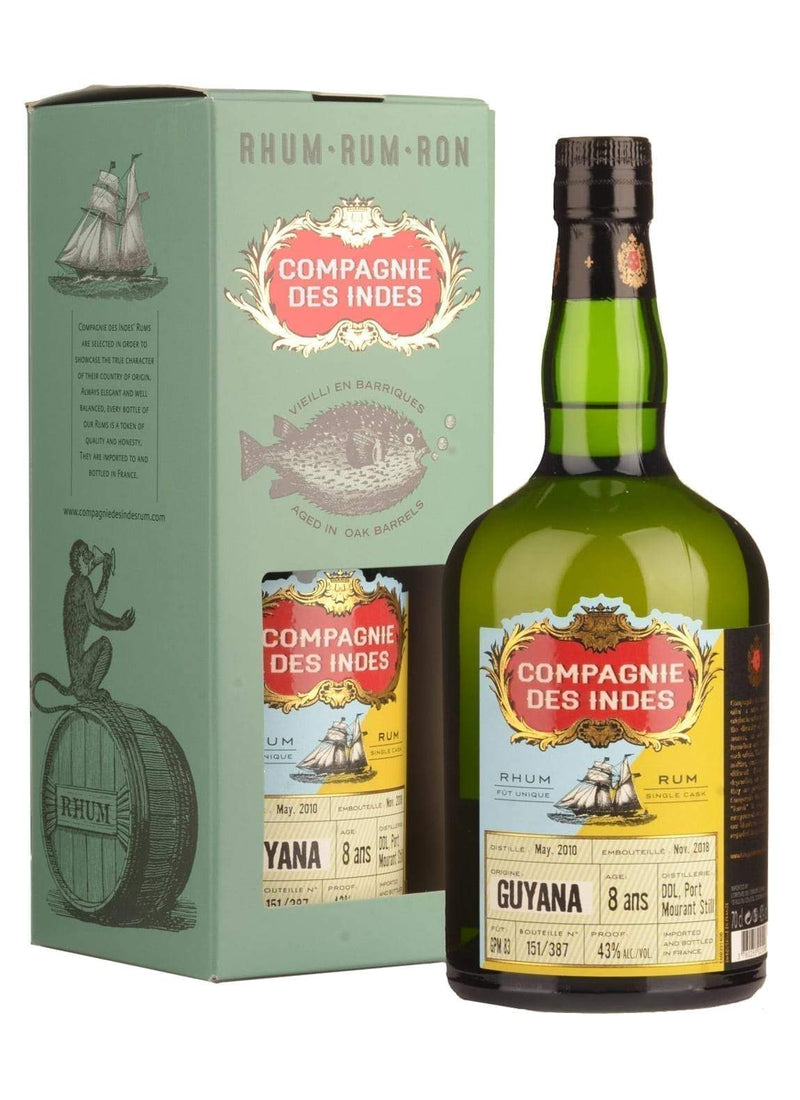 Compagnie des Indes Rum Guyana 8 years 43% 700ml