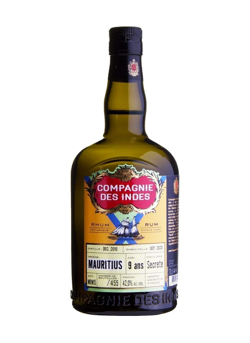 Compagnie Des Indes Rum Single Cask Mauritius 9 Years 42% 700ml