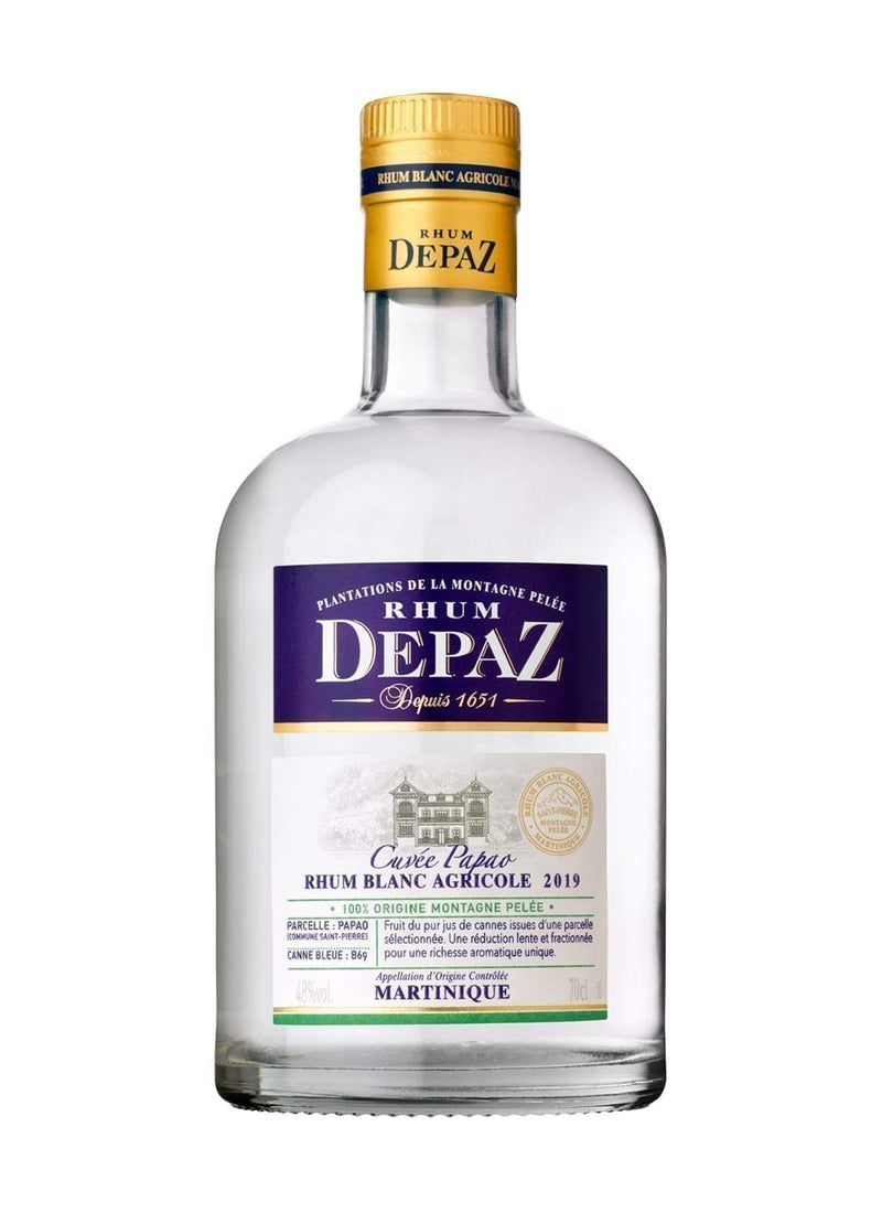 Depaz Rhum Blanc Agricole CuvŽe Papao 48% 700ml