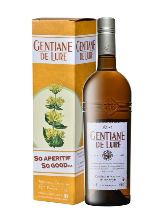 Distillerie et Domaines de Provence 'Gentiane de Lure' (Gentian) Aperitif 16% 750ml