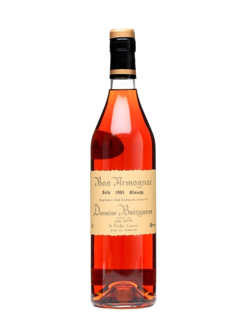 Domaine Boingneres 1981 Folle Blanche Grand Bas Armagnac 48% 700ml