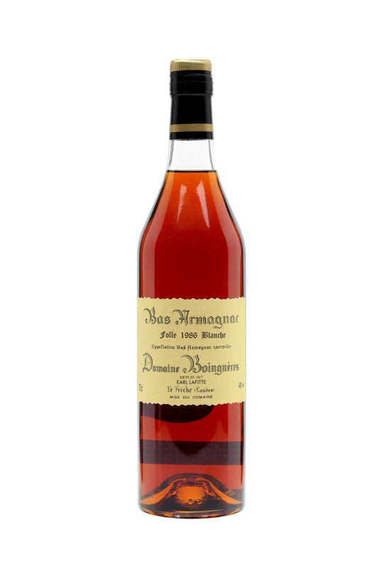 Domaine Boingneres 1986 Bas Armagnac Folle Blanche 49% 700ml