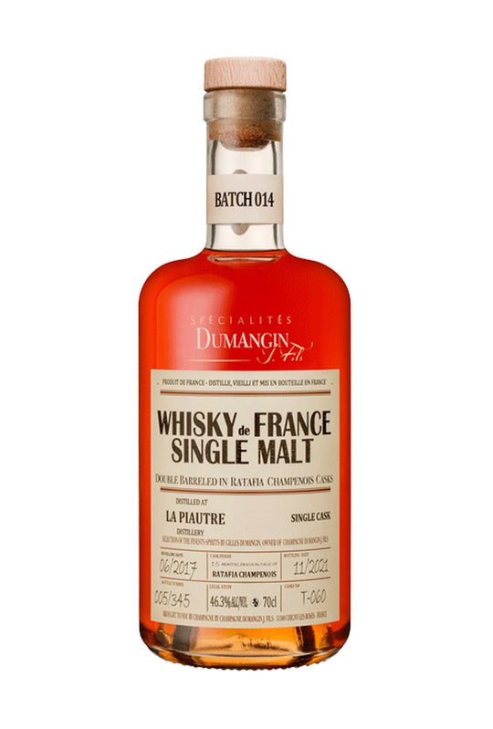 Dumangin Batch 014 La Piautre (France) 2017 Single Malt Whisky 46.3% 700ml