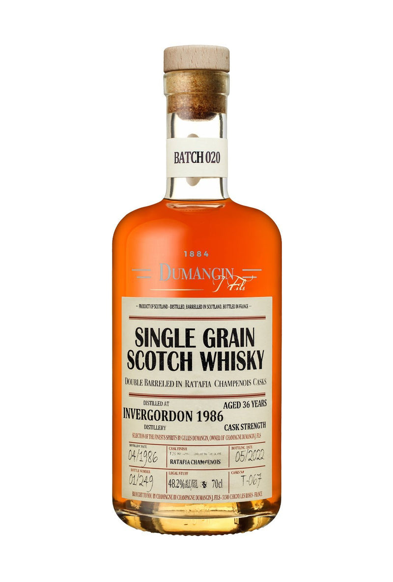 Dumangin Whisky Batch 020 Invergordon 1986 Single Grain 48.2% 700ml