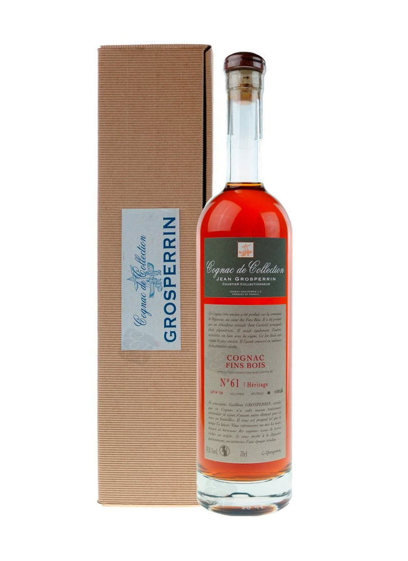 Grosperrin Cognac No. 61 (1961) Fins Bois 43.8% 700ml