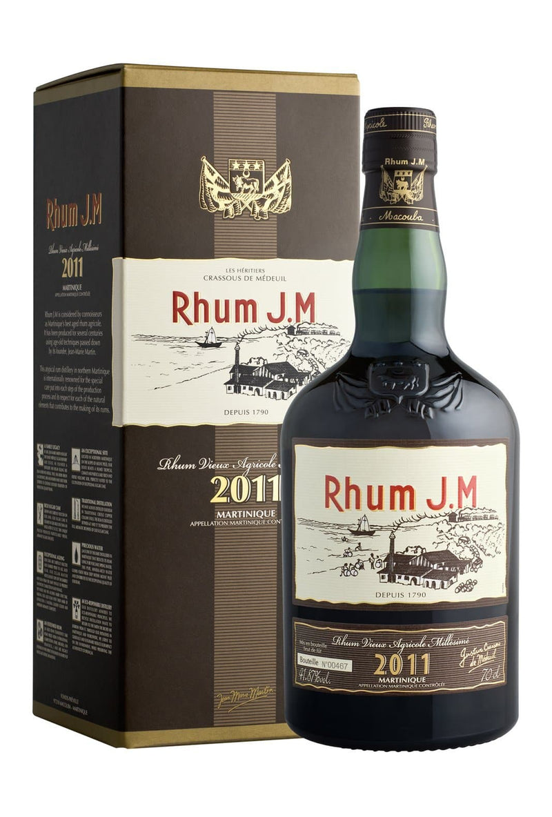 J.M Rhum AOC Agricole 2011 41.9% 700ml