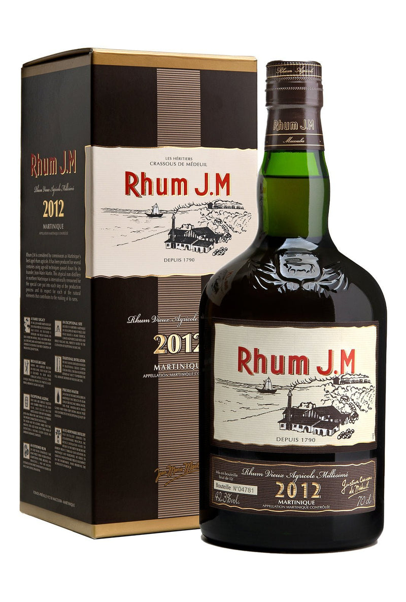 JM Rum AOC Agricole 2012 42.3% 700ml