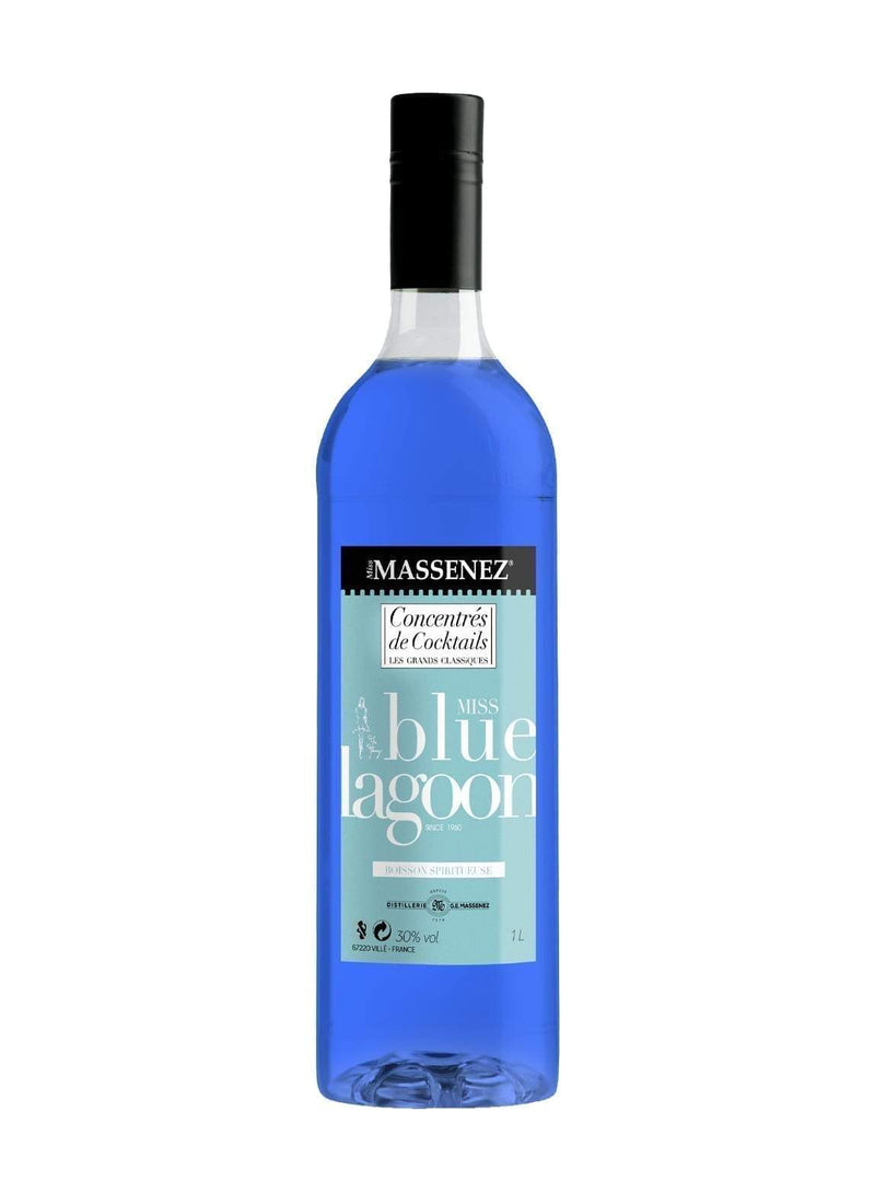 Massenez Cocktail Concentrate Blue Lagoon (Cointreau, Blue Curacao, Limoncello) 30% 1000ml